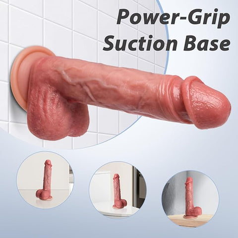 Liquid Silicone Dildo with Strong Suction Cup