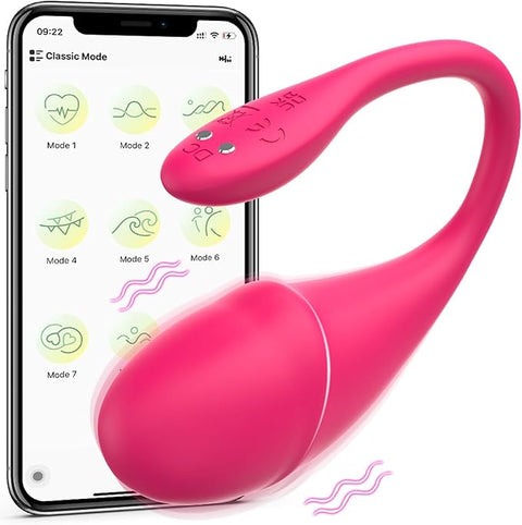 LOVENSE Lush 2 Remote Vibrator With App, Long Distance Remote Controlled G-Spot Stimulator Egg Vibrators Bluetooth Adult Sex Toys & Games Powerful.