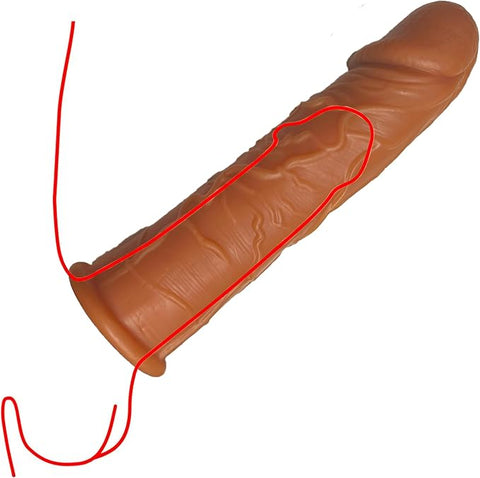 Penis Sleeve Cock Sleeve Adult Male Silicone Sex Toys for Men Penis