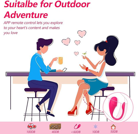 LOVENSE Lush 2 Remote Vibrator With App, Long Distance Remote Controlled G-Spot Stimulator Egg Vibrators Bluetooth Adult Sex Toys & Games Powerful.